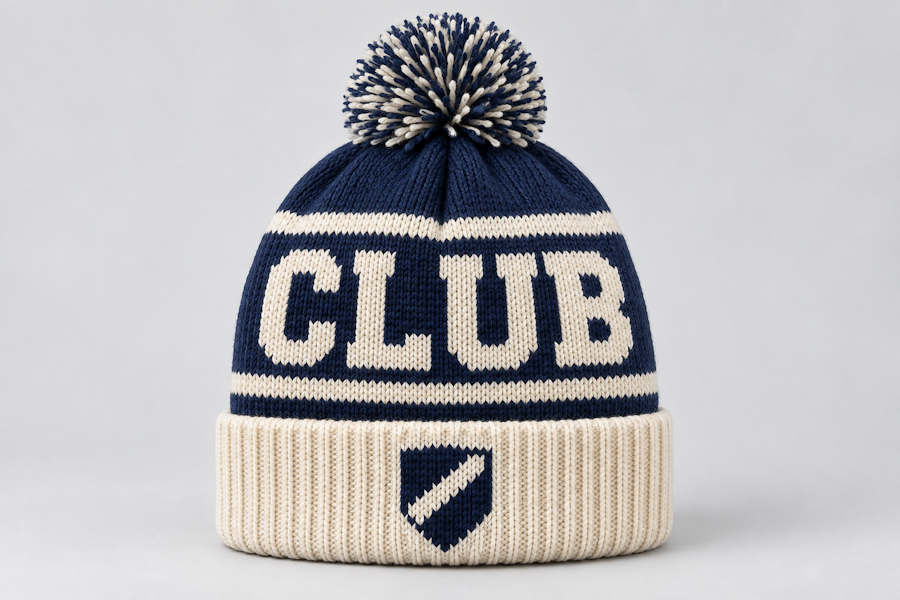 Beanie with custom logo