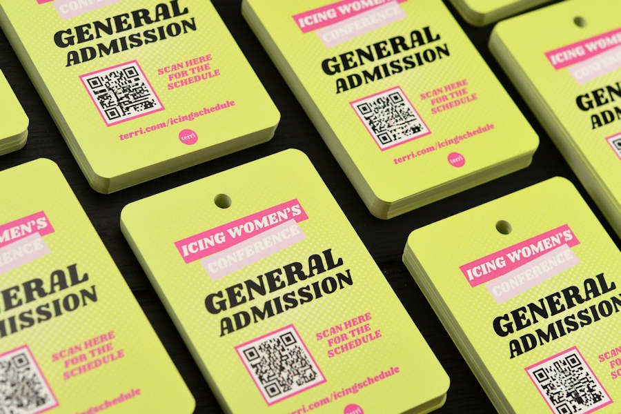 Weatherproof Custom Conference Badges