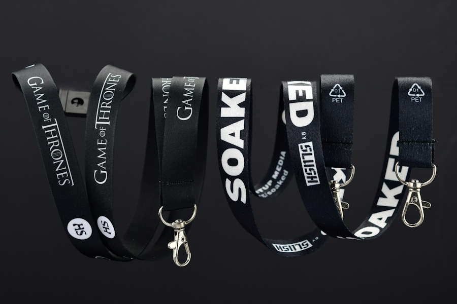 Custom Printed Lanyards in recycled material