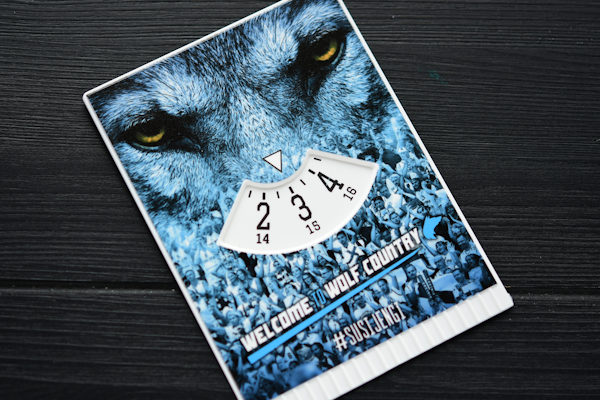 Printed parking discs from Plastic