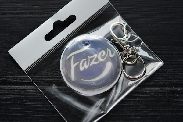 Soft safety reflector with printed logo