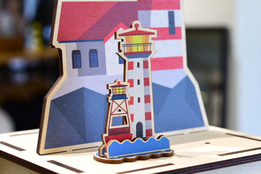 Snap-A-Rama Custom Wooden Diorama