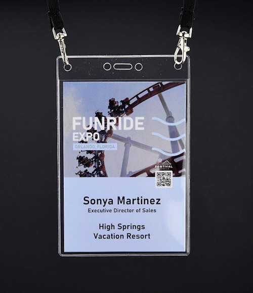 Nyckelband och konferenspass