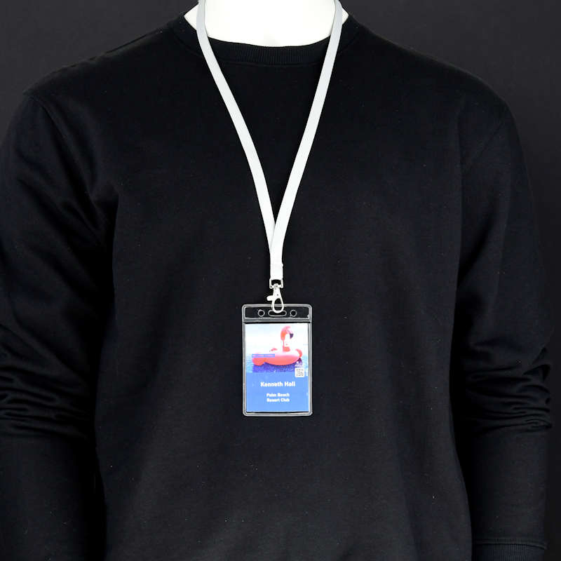 Transparent Liten A8-konferenskorthållare