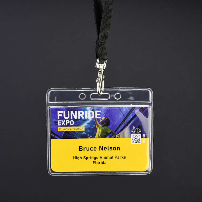 Transparent Korthållare, visitkortsstorlek