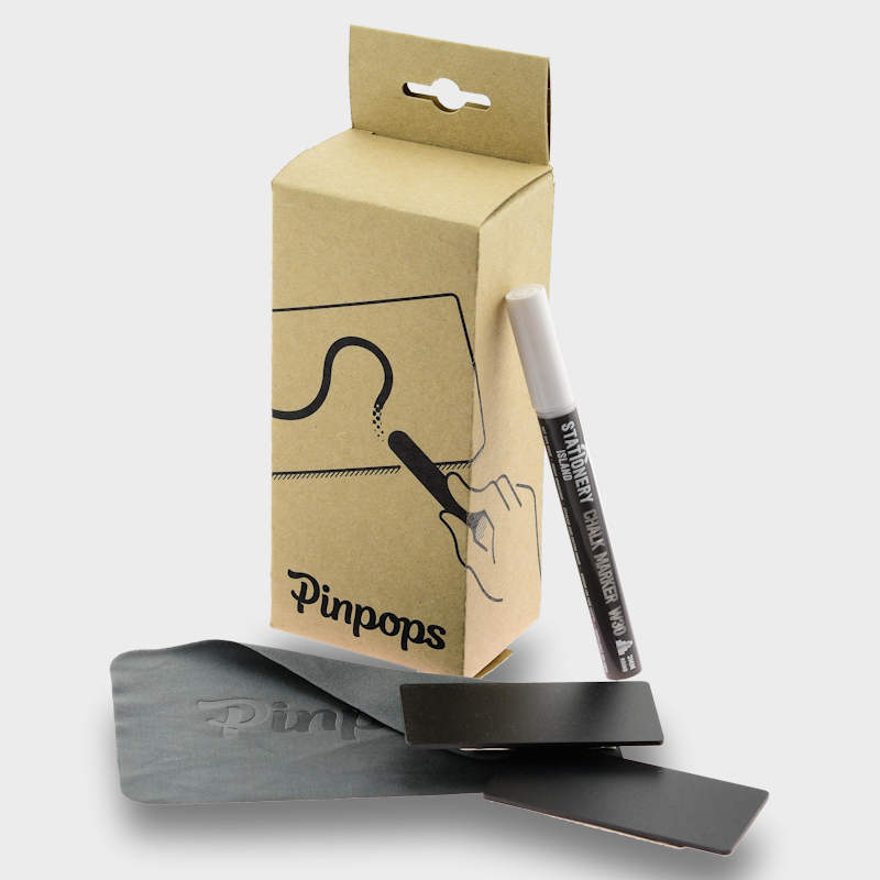 Stiftfäste Griffeltavla namnskylt med nål fastning