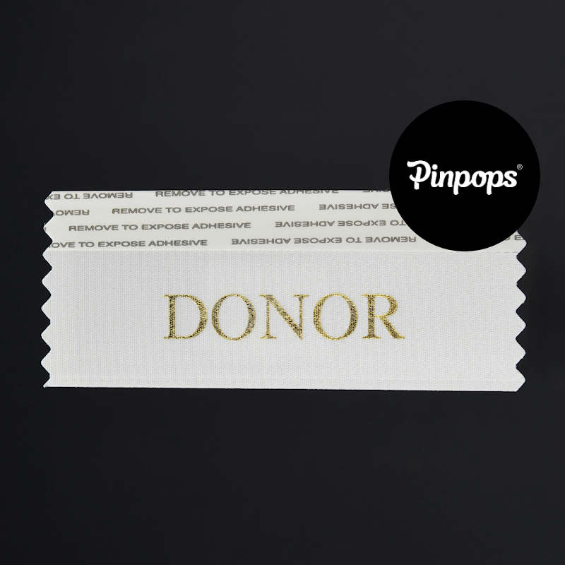 Vit DONOR Stapelbara konferensband