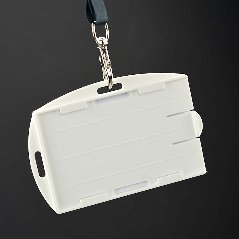 Vit Biologiskt nedbrytbar ID-kortshållare
