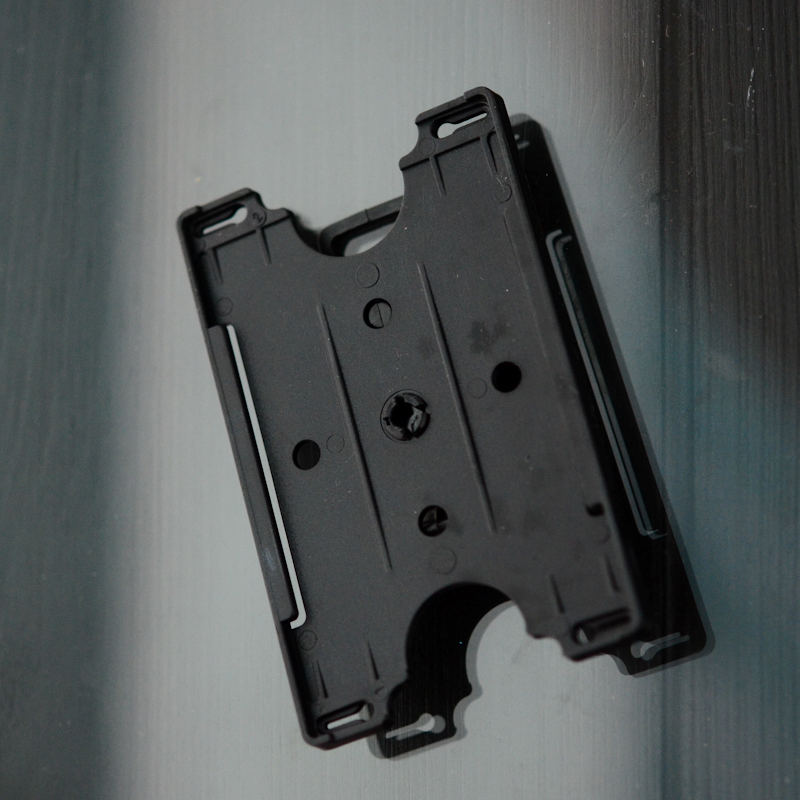 Svart Roterande ID-korthållare