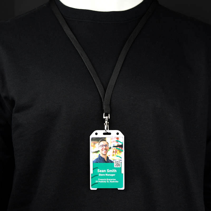 Vit Standard ID-korthållare