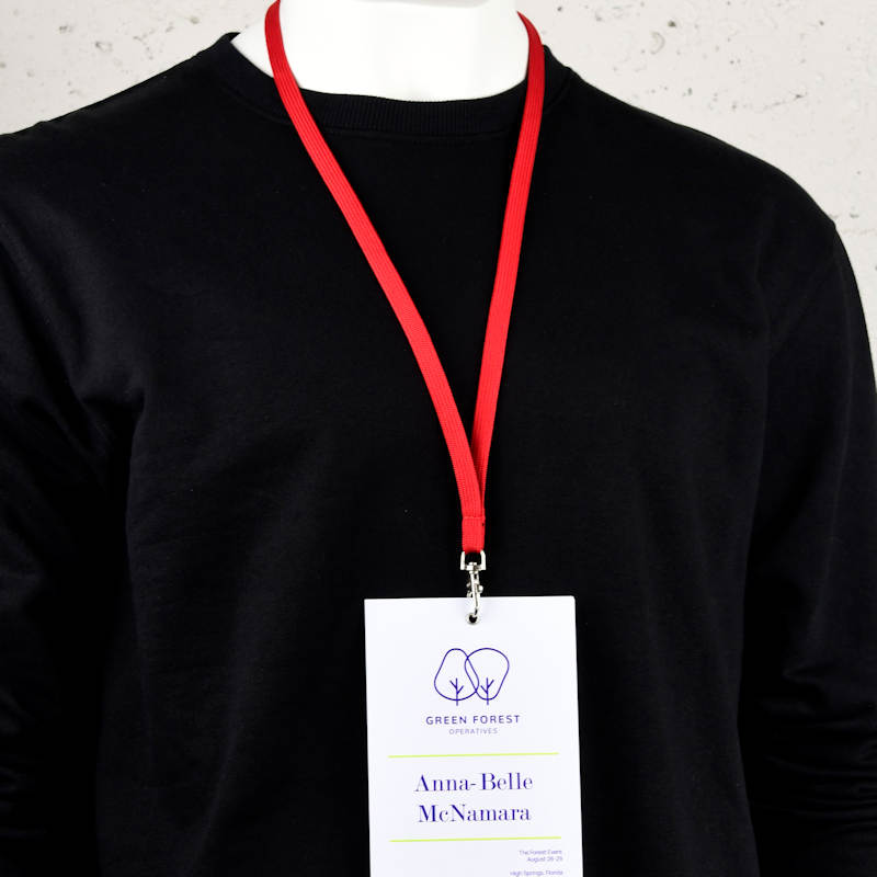 Bourgogne Classic 10 mm nyckelband med pistolhake och säkerhetsspänne