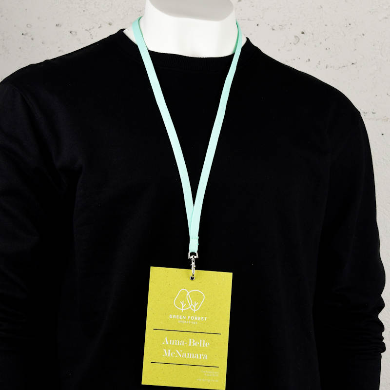 Spearmint (Limited) Classic 10 mm nyckelband med pistolhake och säkerhetsspänne