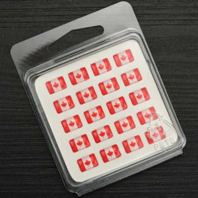 Kanadensisk Flaggklistermärken för namnskyltar