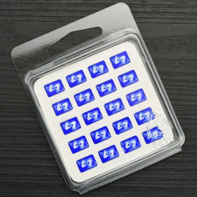 Teckenspråk Flaggklistermärken för namnskyltar