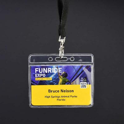 Transparent Korthållare, visitkortsstorlek