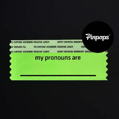 Neon grön BLANK Stapelbara konferensband