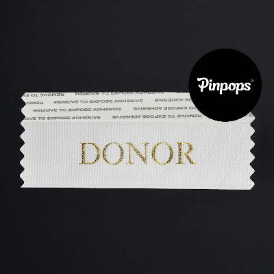 Vit DONOR Stapelbara konferensband