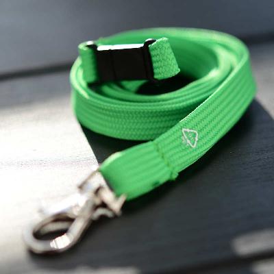 Grön rPET RPET Classic 10 mm nyckelband