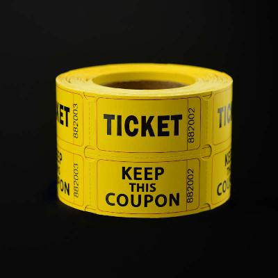 Gul Lotteribiljetter