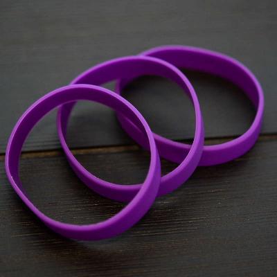 Purpur Silikonarmband i lagerfärger