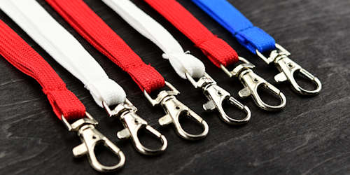 Lagerförda nyckelband för omgående leverans